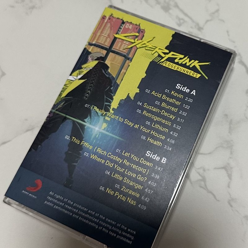 Woofer - Cyberpunk-Stil Film-Soundtrack Kassette Neu Ungeöffnet Retro-Kollektion