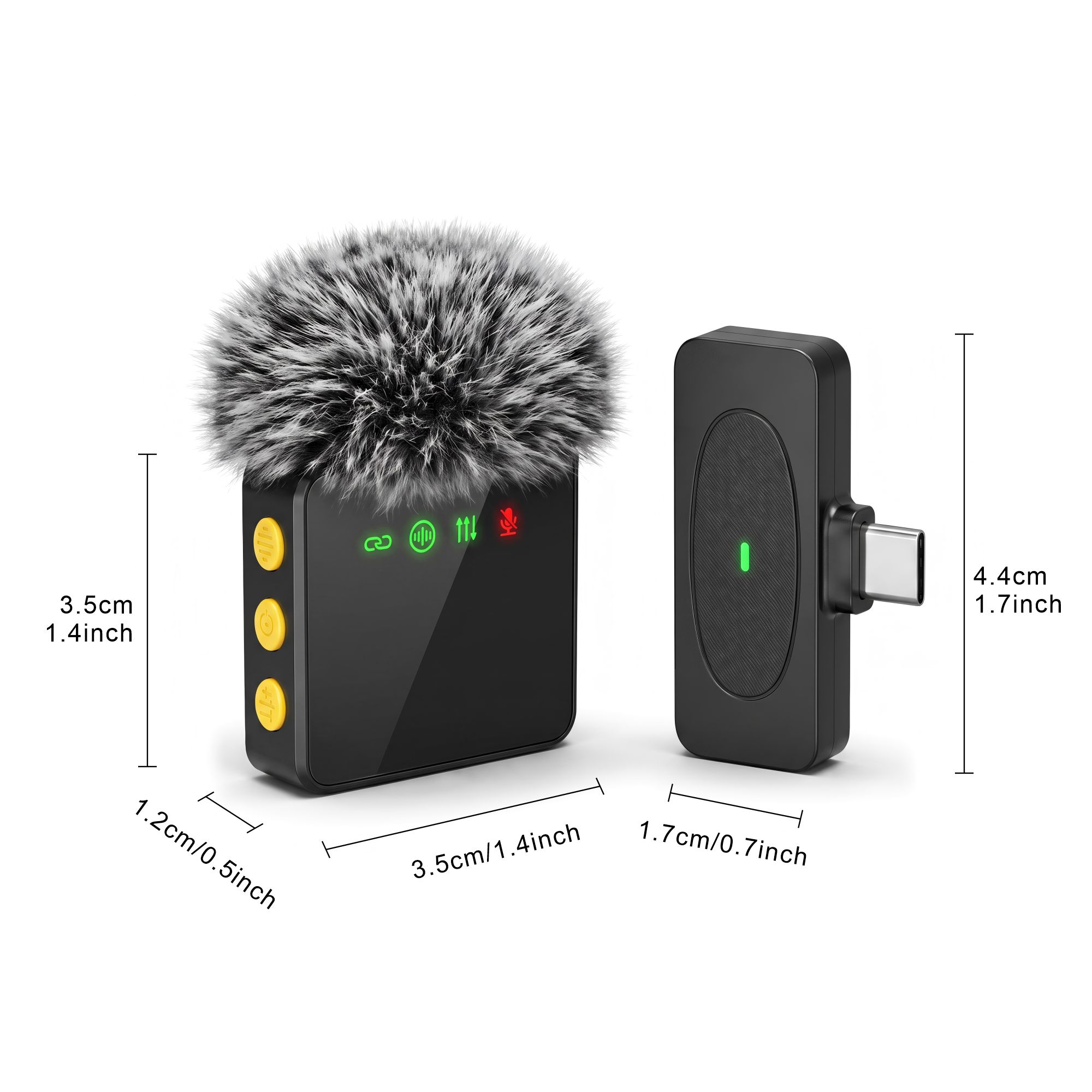 Neues kabelloses Lavalier-Mikr – Condenser Microphone Kit Bewertung und Preis