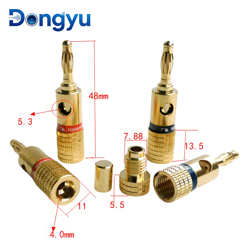 4MM Nakamichi Bananenstecker,  – Banana Plug Bewertung und Preis