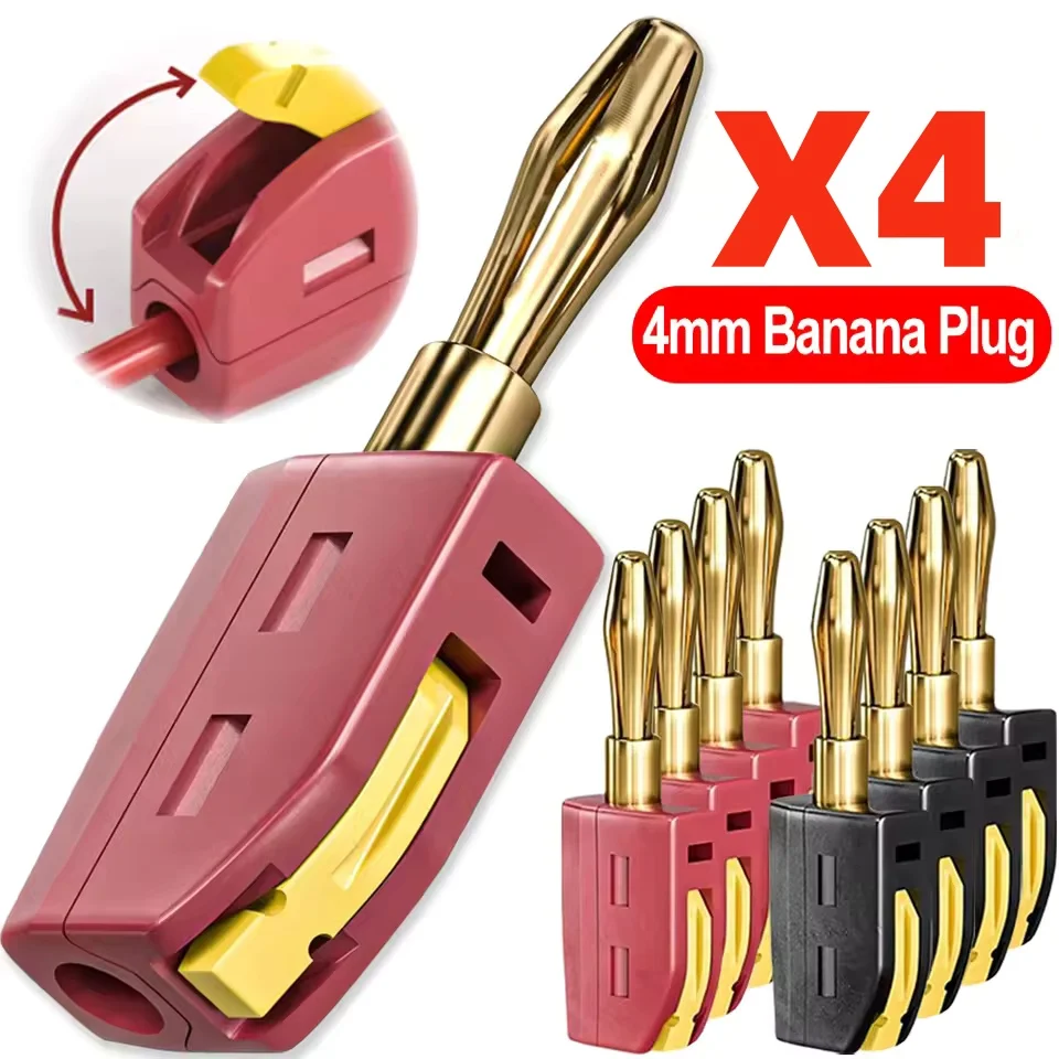 Tragbarer 32A 4mm Bananensteck – Banana Plug Bewertung und Preis