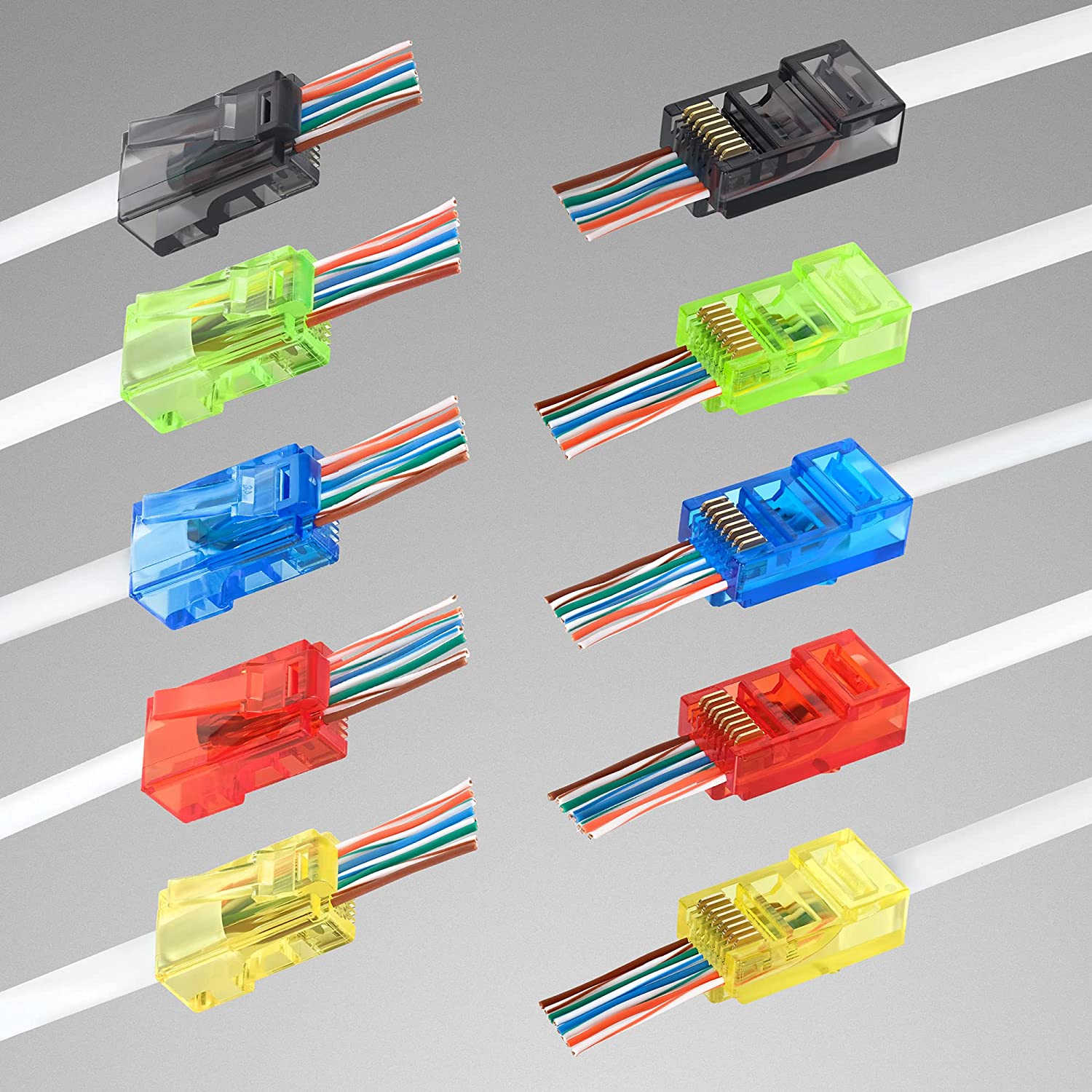 50 Stück RJ45 Cat6 Pass Throug – Rj45 Jack Bewertung und Preis